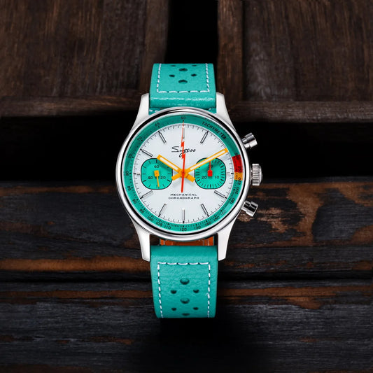 Sugess S365 Chronograph Heritage – 40mm Manual-Wind Mechanical Sports Watch