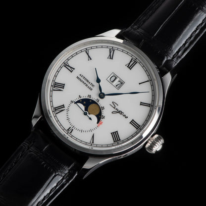 Sugess Moonphase Automatic: Luxury Mechanical Watch with Sapphire Crystal