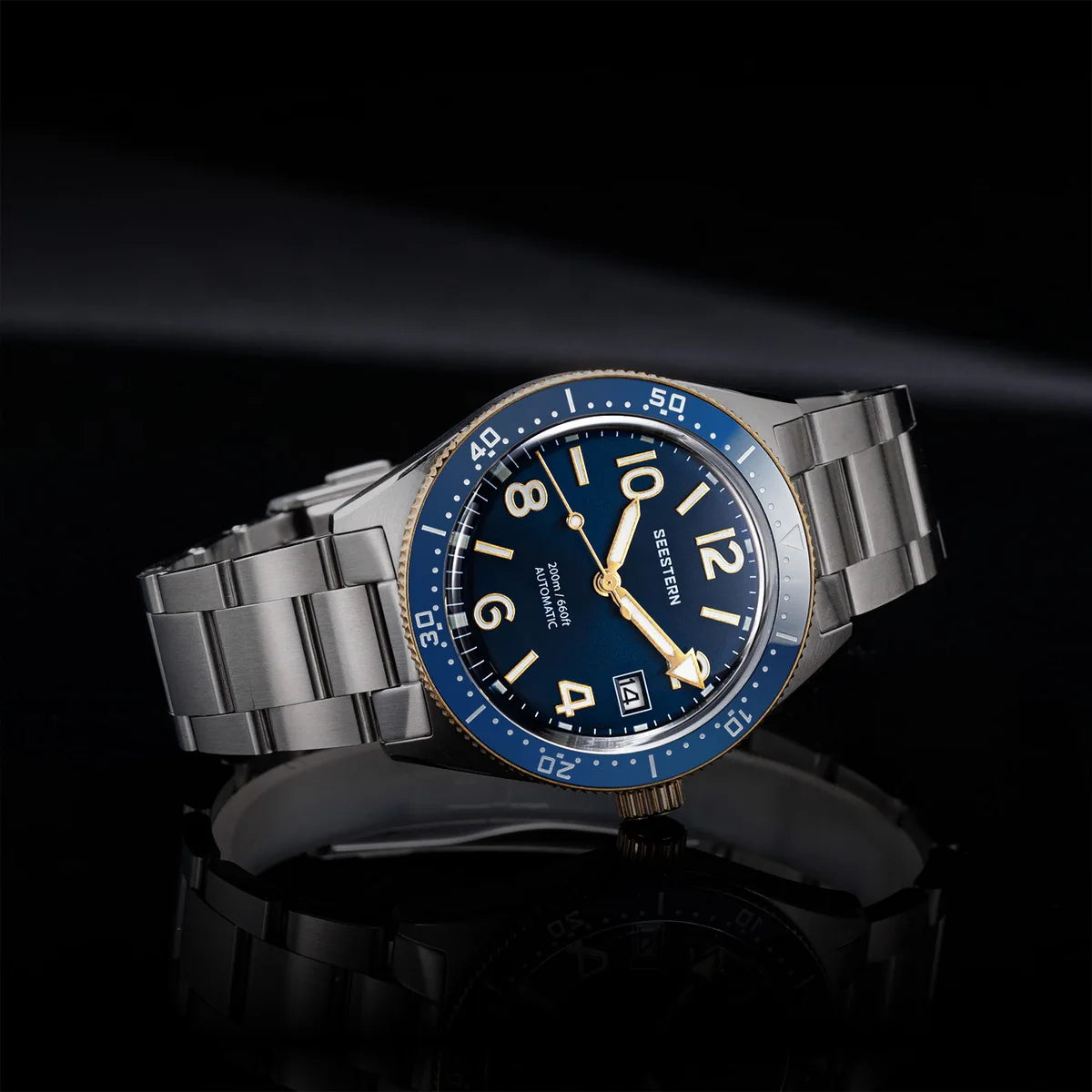 SEESTERN S434 V2 Automatic Diver - Upgraded 39mm Skin Diver