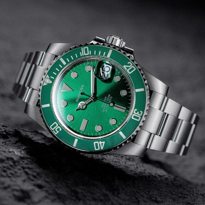 Sugess Ocean Star SU126610LV Automatic Diver – Ceramic Green Bezel 40mm Luxury Sports Watch