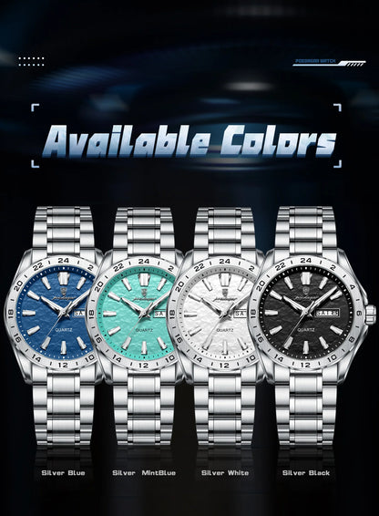 Poedagar "Wave-Dial" Sport Luxury – Day/Date Edition