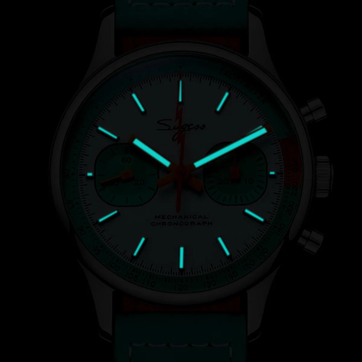 Sugess S365 Chronograph Heritage – 40mm Manual-Wind Mechanical Sports Watch