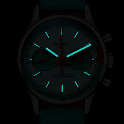 Sugess S365 Chronograph Heritage – 40mm Manual-Wind Mechanical Sports Watch