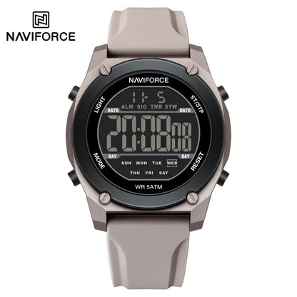Men's Digital Sports Watch 50M Waterproof HD Electronic Screen with Alarm