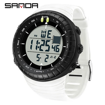 New Sports Electronic Watch LED Alarm Clock Multi functional Night Light & Waterproof