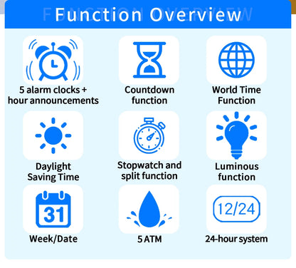 Electronic Watch Multifunction Alarm Calendar Waterproof Sports Watch