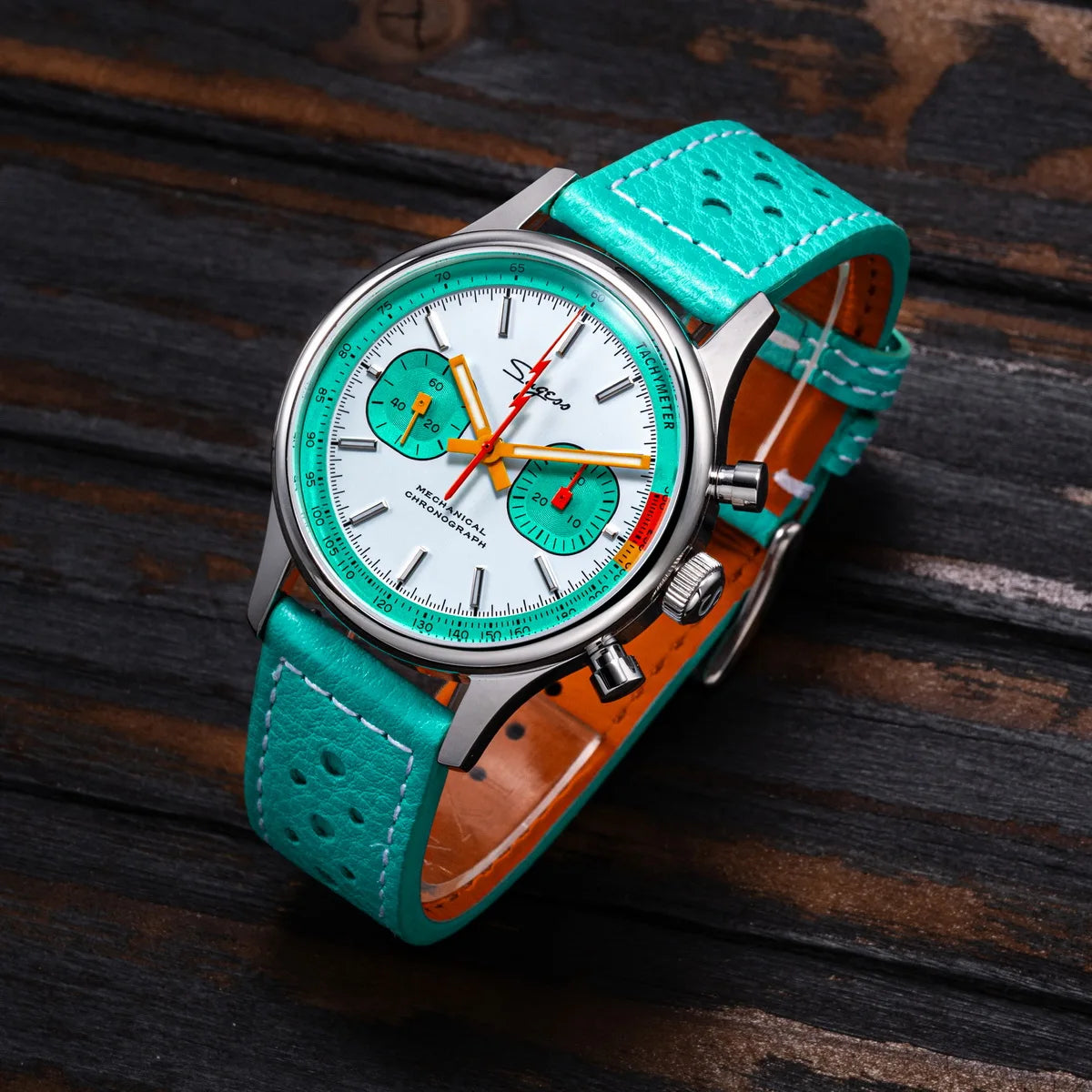 Sugess S365 Chronograph Heritage – 40mm Manual-Wind Mechanical Sports Watch