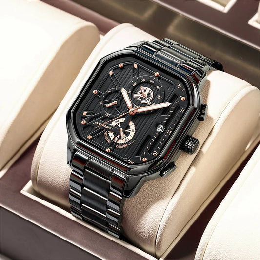 Elevate Your Style with the POEDAGAR Luxury Casual Chronograph