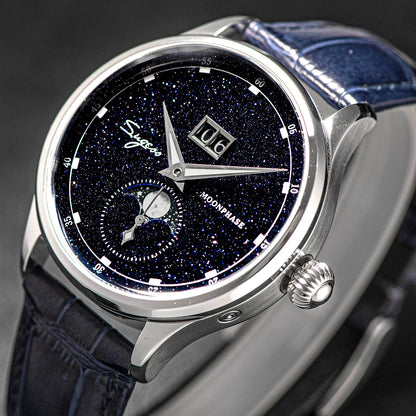 Sugess S401B V3 Moonphase Master – Automatic Big Date Aventurine Dial Luxury Watch