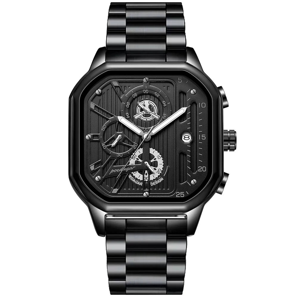 Elevate Your Style with the POEDAGAR Luxury Casual Chronograph