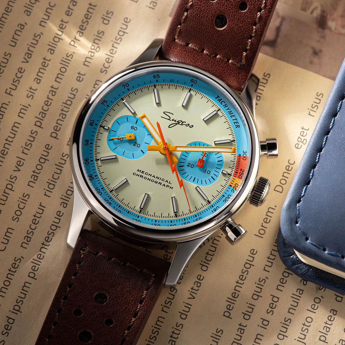 Sugess S387 Mechanical Chronograph – Classic Heritage Luxury Wristwatch