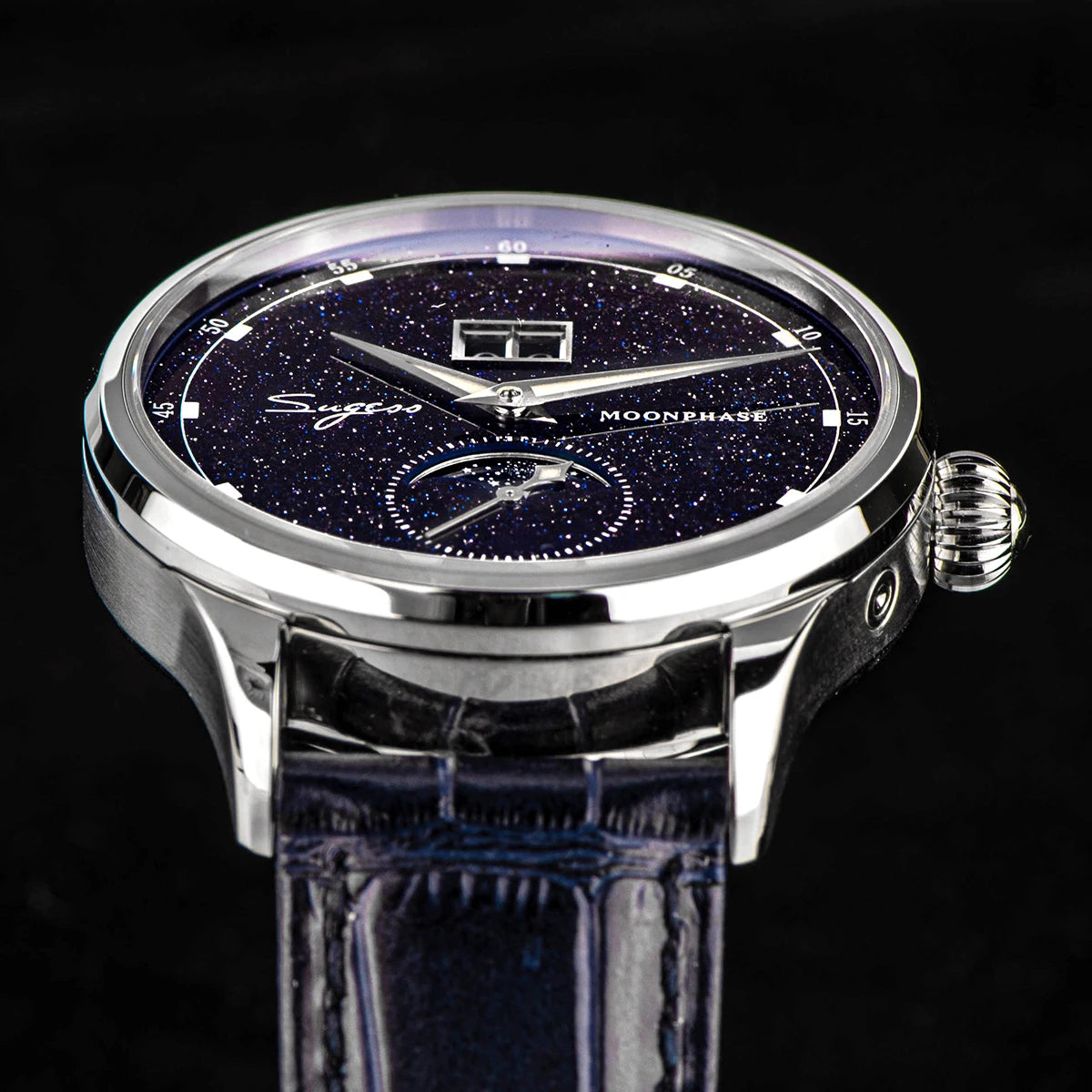 Sugess S401B V3 Moonphase Master – Automatic Big Date Aventurine Dial Luxury Watch