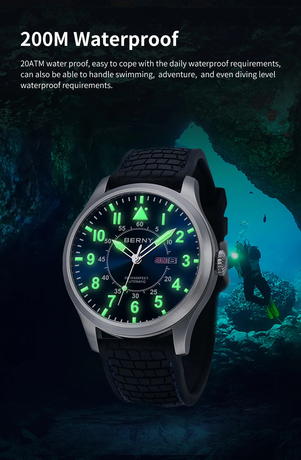 Command the Skies, Conquer the Deep 48mm Big Dial