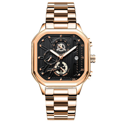 Elevate Your Style with the POEDAGAR Luxury Casual Chronograph