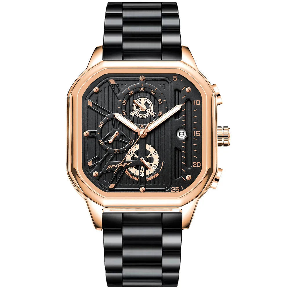 Elevate Your Style with the POEDAGAR Luxury Casual Chronograph