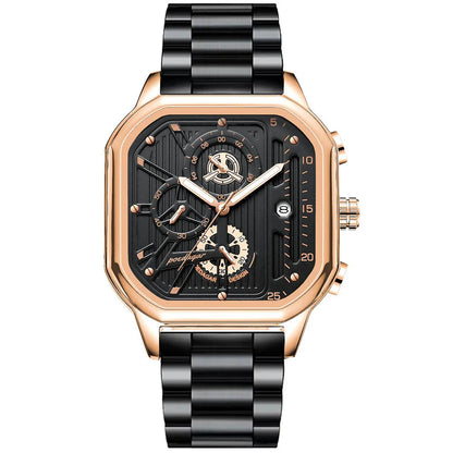 Elevate Your Style with the POEDAGAR Luxury Casual Chronograph