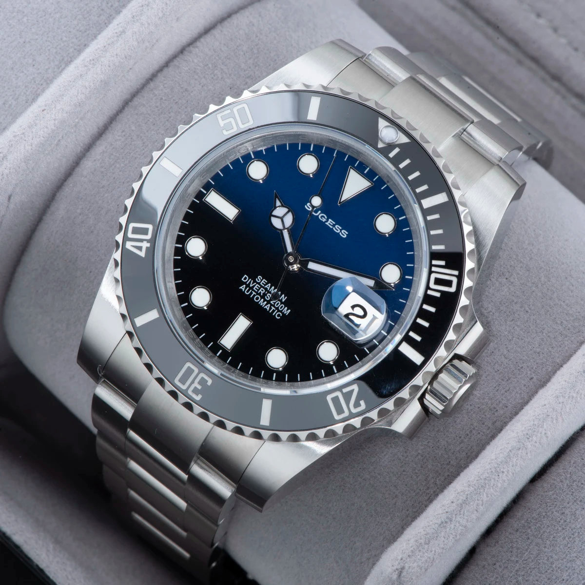 Sugess Ocean Star SU126610LV Automatic Diver – Ceramic Green Bezel 40mm Luxury Sports Watch