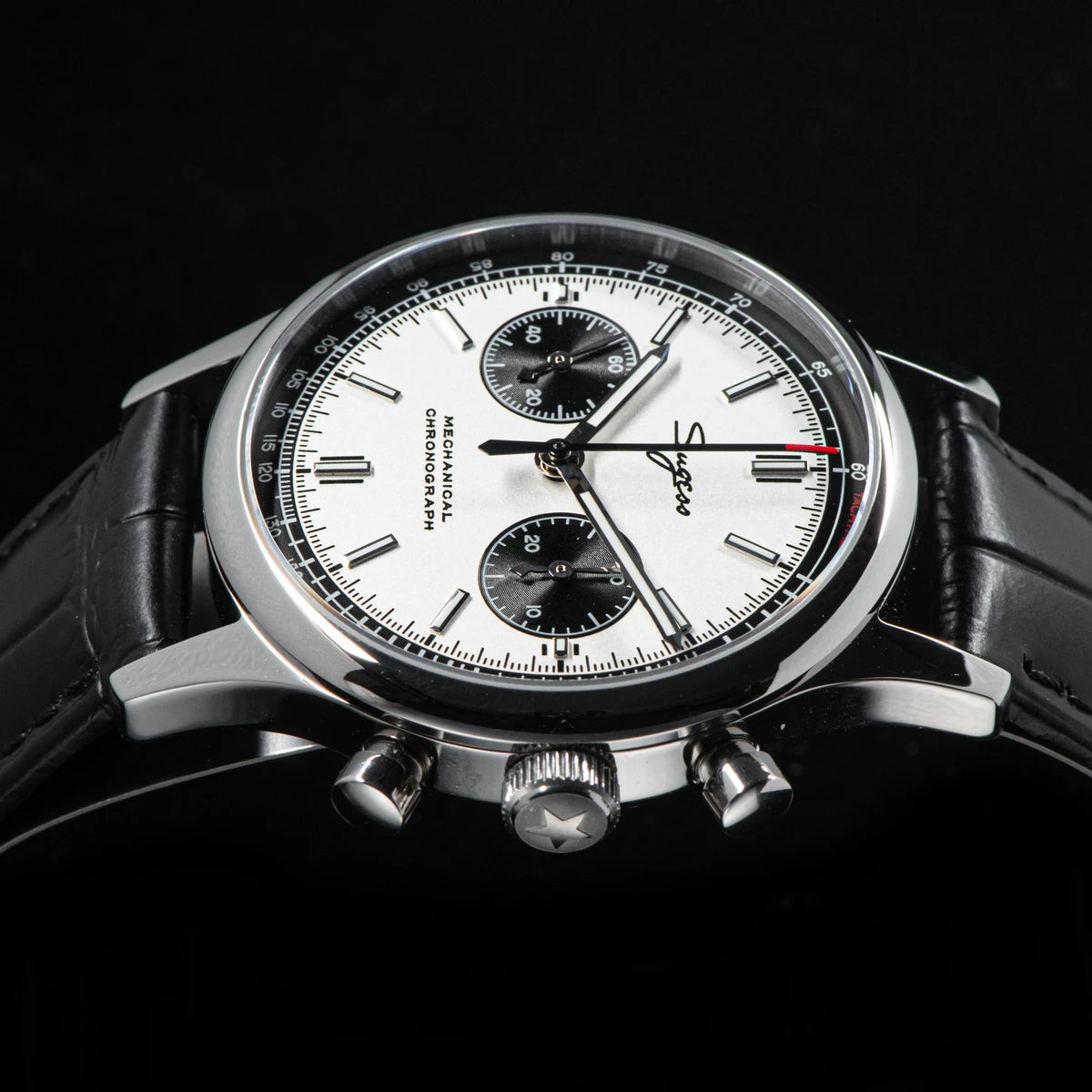 Sugess 1963 Chronograph 40mm | Mechanical Pilot Watch with Seagull ST19 Movement