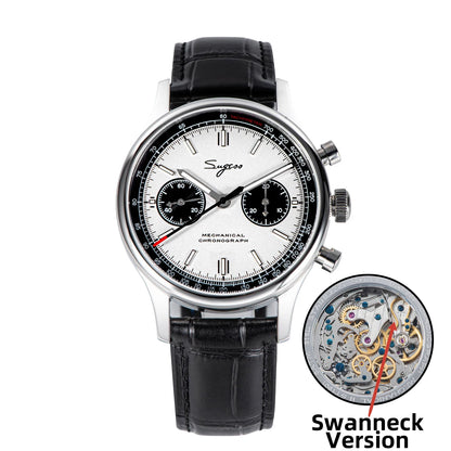 Sugess 1963 Chronograph 40mm | Mechanical Pilot Watch with Seagull ST19 Movement