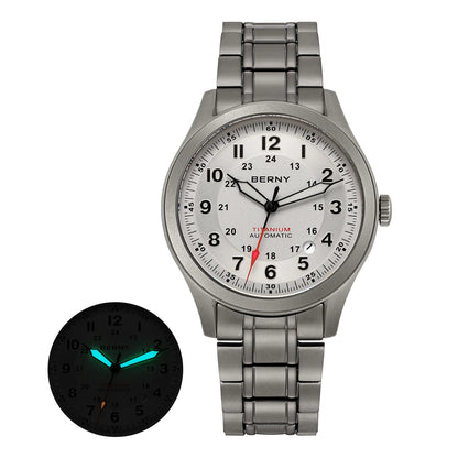 BERNY AMT163MS Titanium Automatic Field Watch