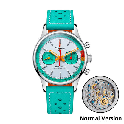 Sugess S365 Chronograph Heritage – 40mm Manual-Wind Mechanical Sports Watch