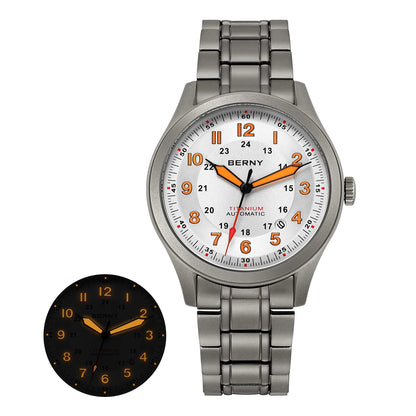 BERNY AMT163MS Titanium Automatic Field Watch