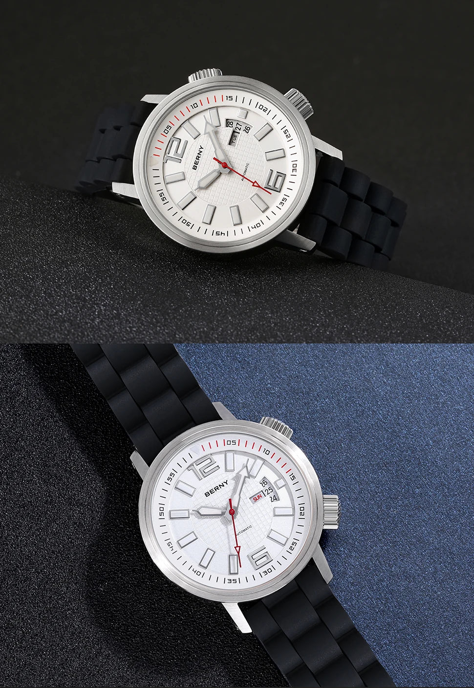 BERNY 20ATM Professional Diver Automatic – Miyota 8205 (Model AM7081M)