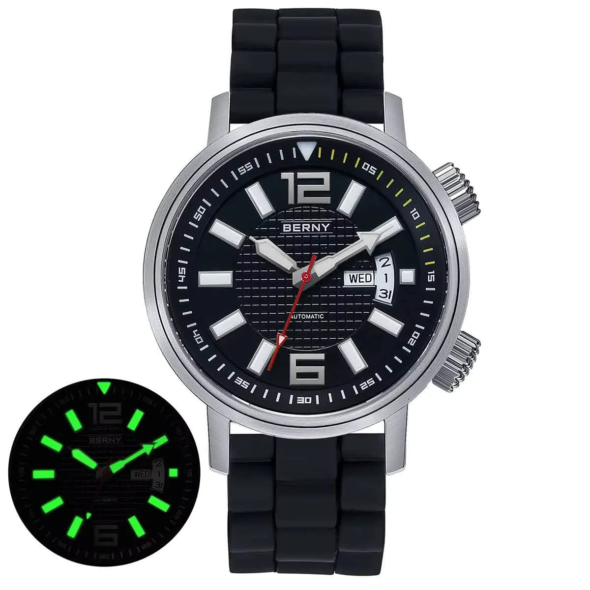 BERNY 20ATM Professional Diver Automatic – Miyota 8205 (Model AM7081M)