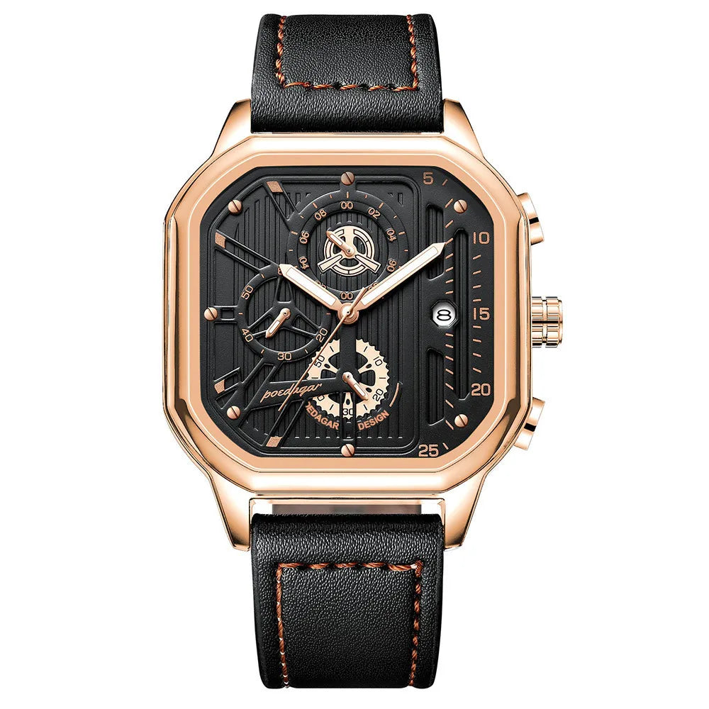 Elevate Your Style with the POEDAGAR Luxury Casual Chronograph