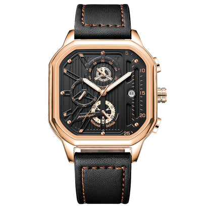 Elevate Your Style with the POEDAGAR Luxury Casual Chronograph