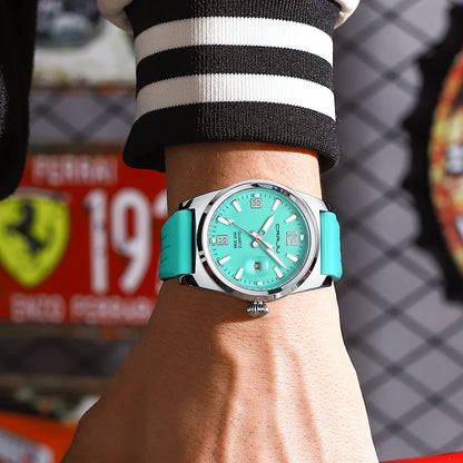 Luminous Sport Quartz Watch with Silicone Strap
