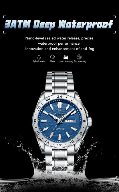 Poedagar "Wave-Dial" Sport Luxury – Day/Date Edition