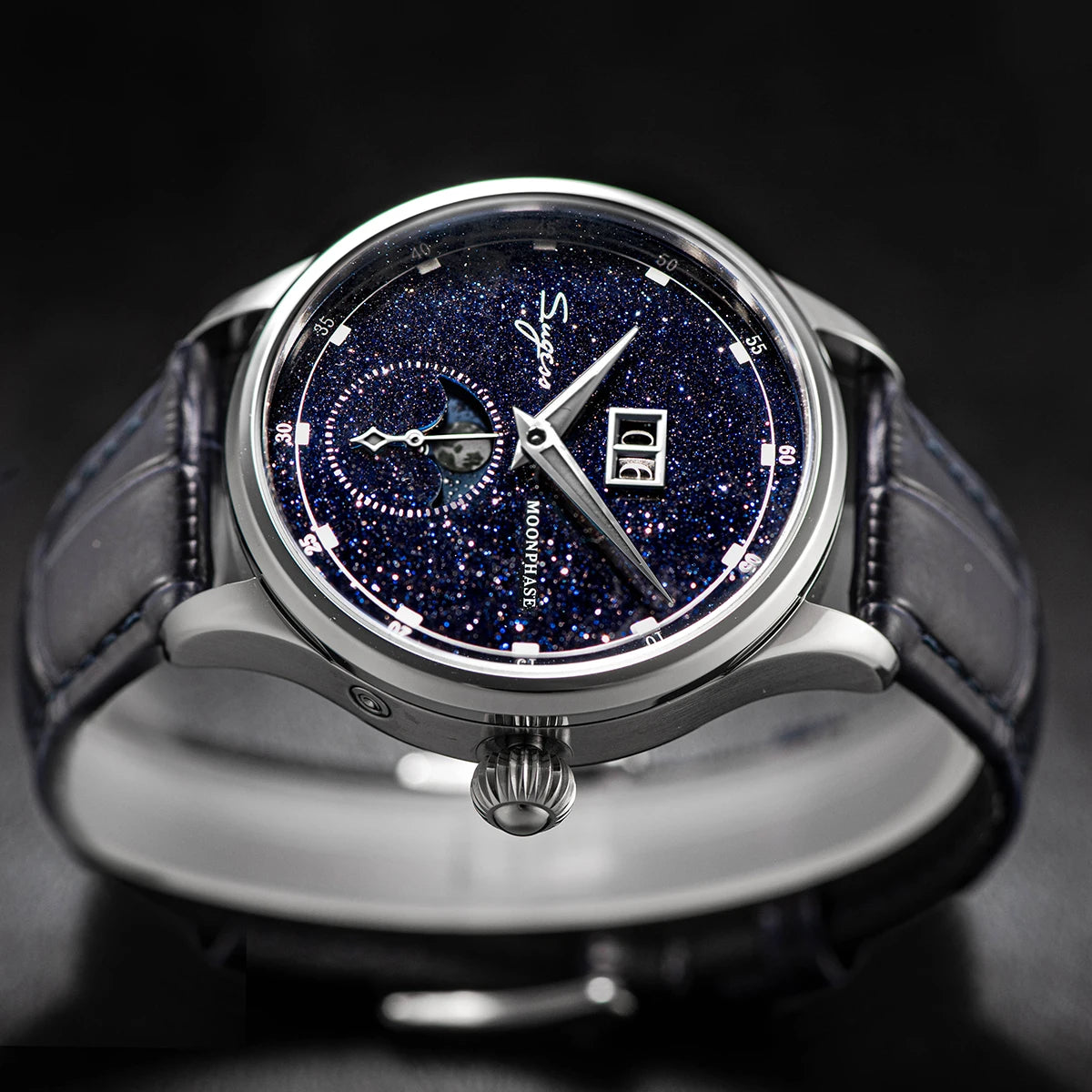 Sugess S401B V3 Moonphase Master – Automatic Big Date Aventurine Dial Luxury Watch