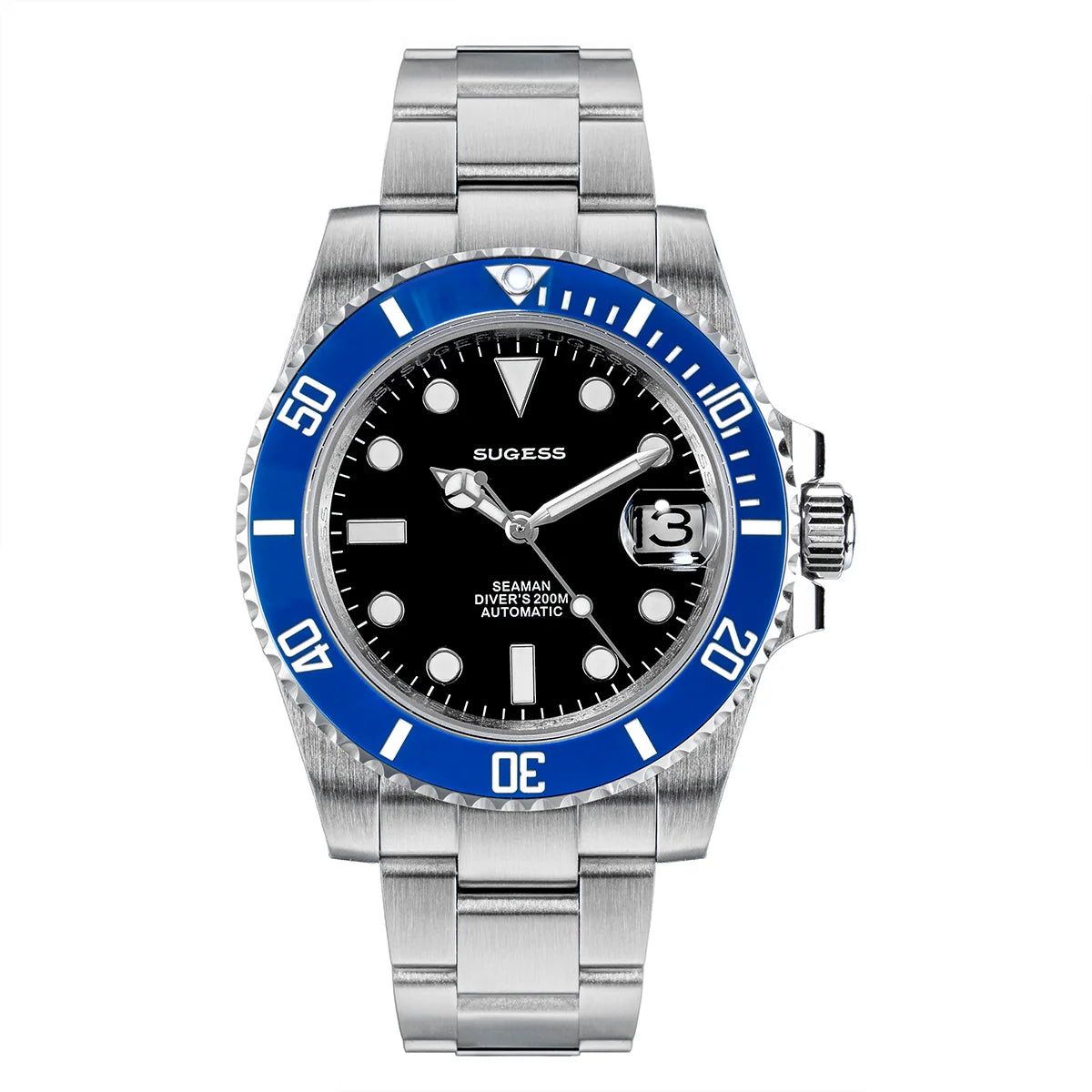 Sugess Ocean Star SU126610LV Automatic Diver – Ceramic Green Bezel 40mm Luxury Sports Watch