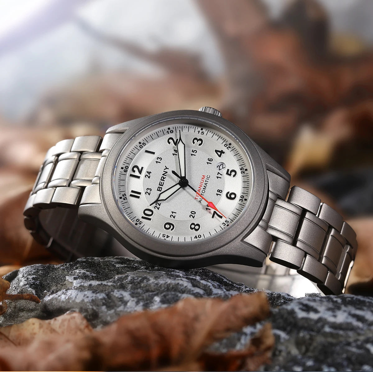 BERNY AMT163MS Titanium Automatic Field Watch
