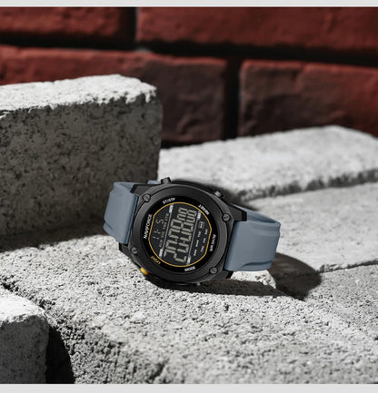 Men's Digital Sports Watch 50M Waterproof HD Electronic Screen with Alarm