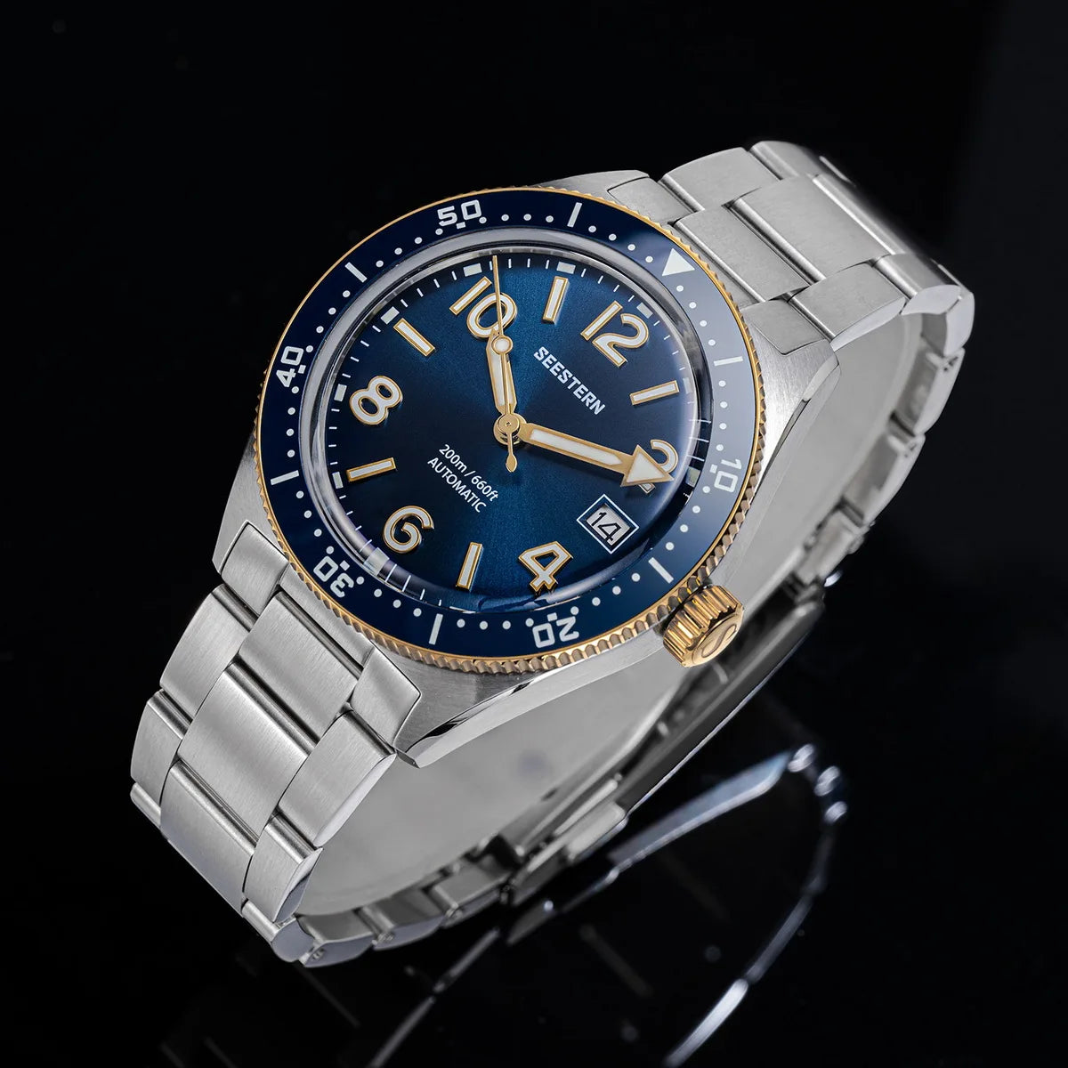 SEESTERN S434 V2 Automatic Diver - Upgraded 39mm Skin Diver
