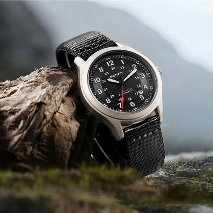 BERNY AMT163MS Titanium Automatic Field Watch