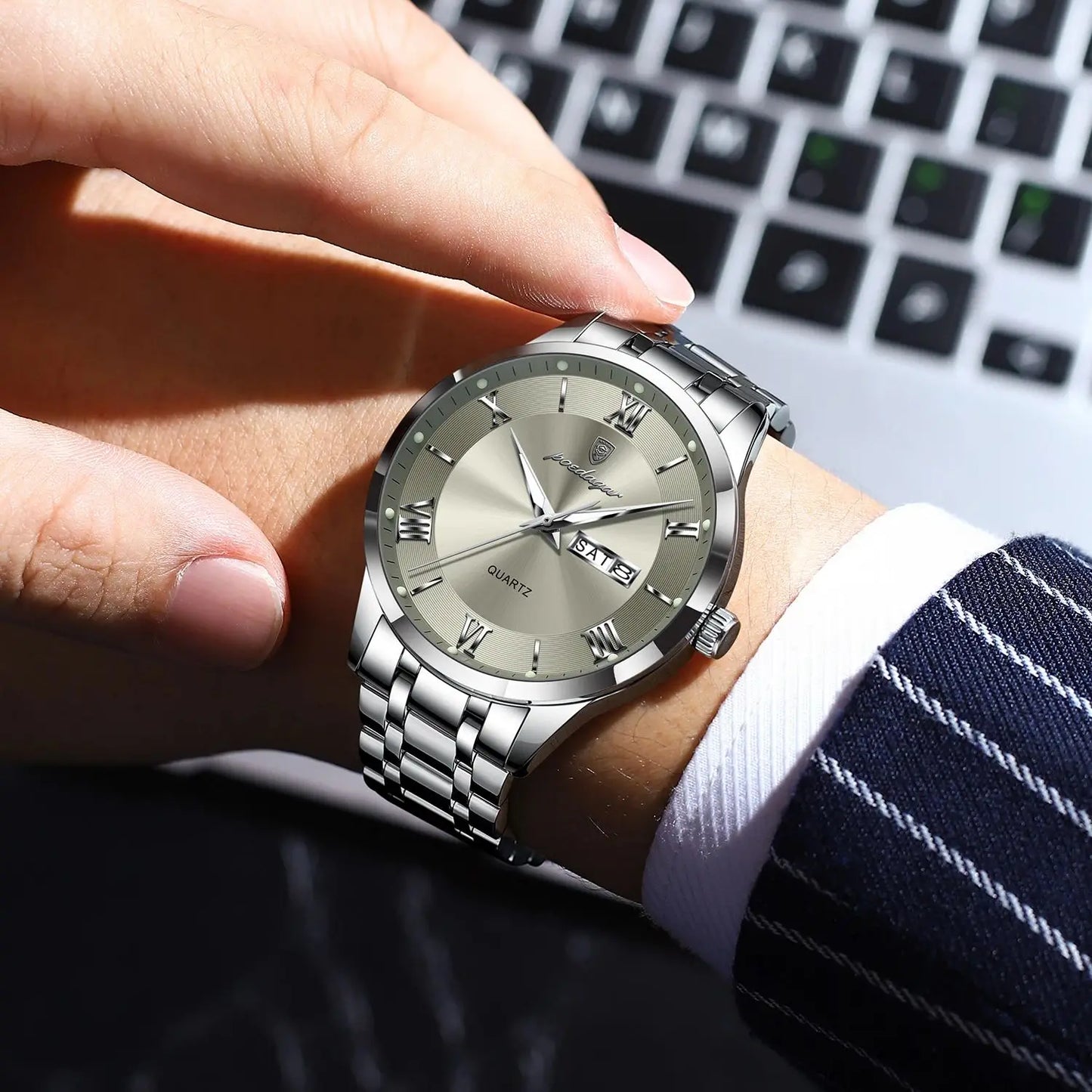 Executive Classic – Roman Dial Steel Edition