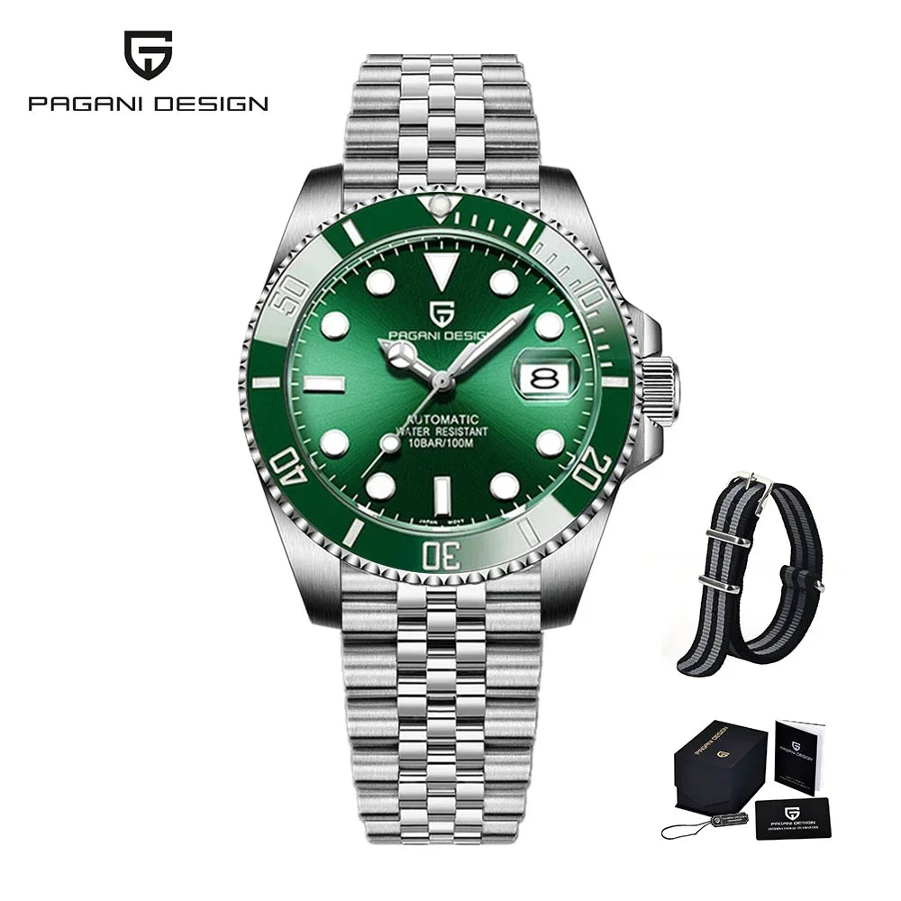 Pagani Design PD1661  – Automatic, Sapphire & 100M Water Resistant Heritage Diver