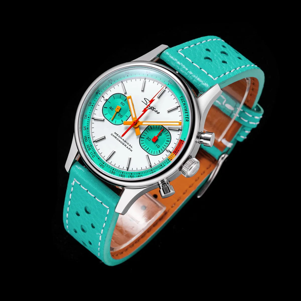 Sugess S365 Chronograph Heritage – 40mm Manual-Wind Mechanical Sports Watch
