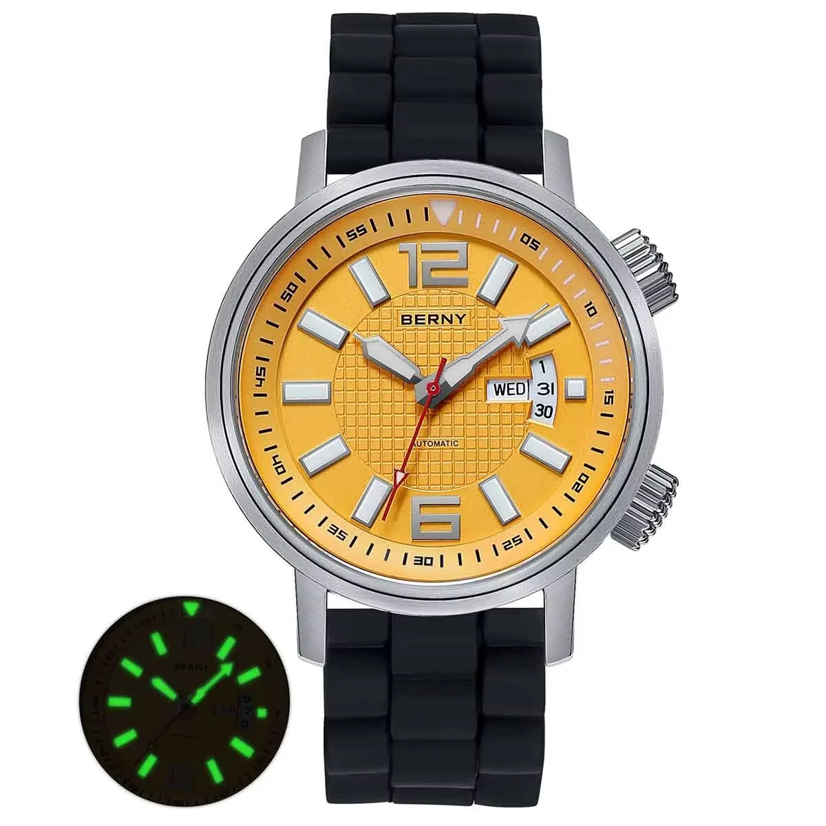 BERNY 20ATM Professional Diver Automatic – Miyota 8205 (Model AM7081M)