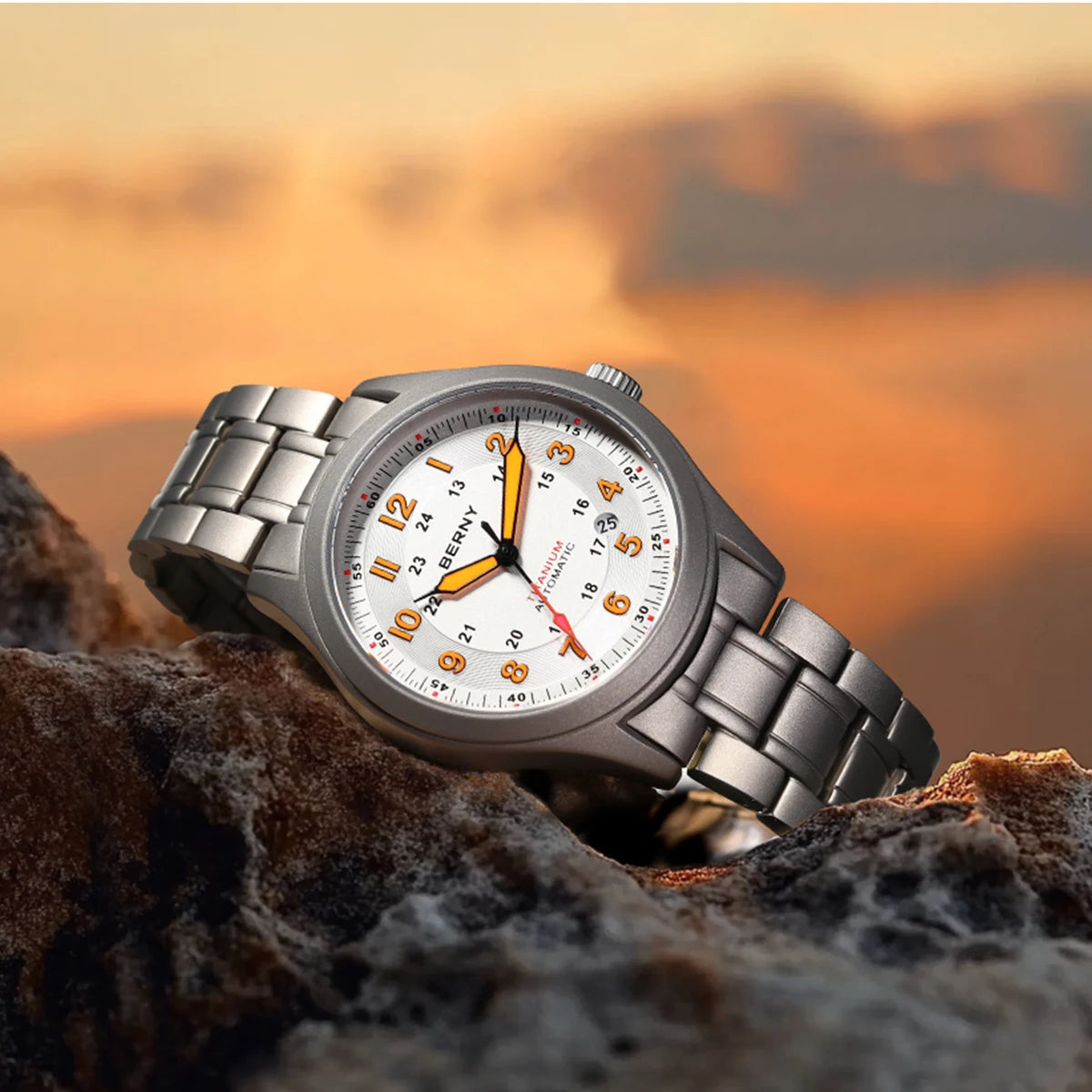 BERNY AMT163MS Titanium Automatic Field Watch