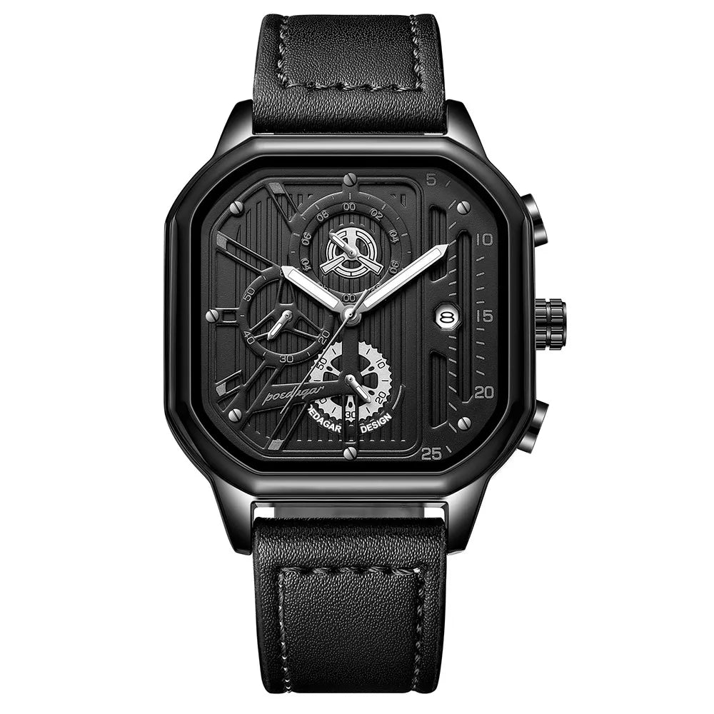 Elevate Your Style with the POEDAGAR Luxury Casual Chronograph