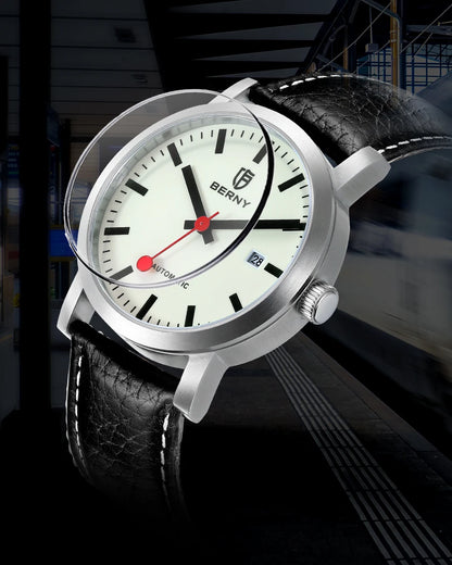 BERNY Heritage Railroad Automatic – Miyota 8215 (Model AM138M-L)