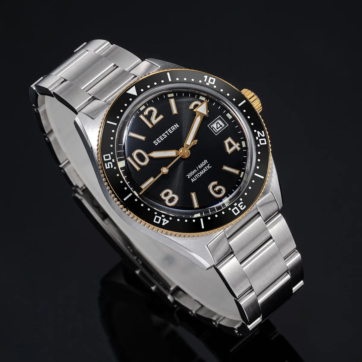 SEESTERN S434 V2 Automatic Diver - Upgraded 39mm Skin Diver