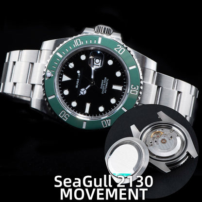 Sugess Ocean Star SU126610LV Automatic Diver – Ceramic Green Bezel 40mm Luxury Sports Watch