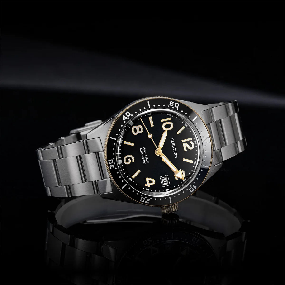 SEESTERN S434 V2 Automatic Diver - Upgraded 39mm Skin Diver