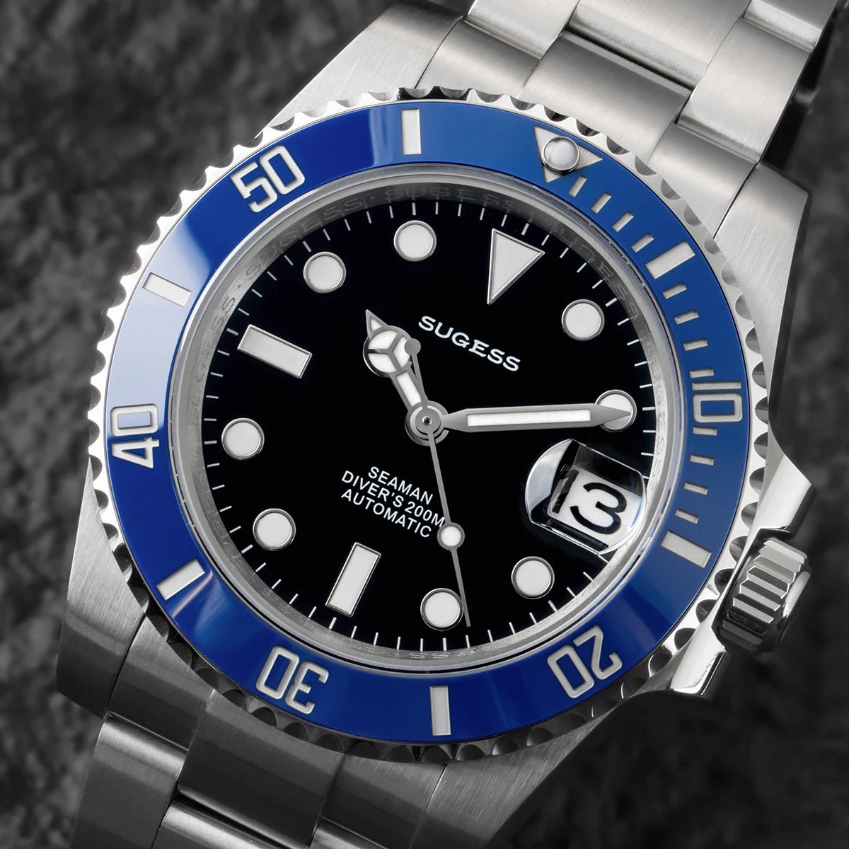 Sugess Ocean Star SU126610LV Automatic Diver – Ceramic Green Bezel 40mm Luxury Sports Watch