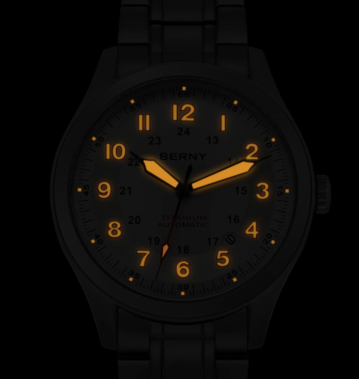 BERNY AMT163MS Titanium Automatic Field Watch